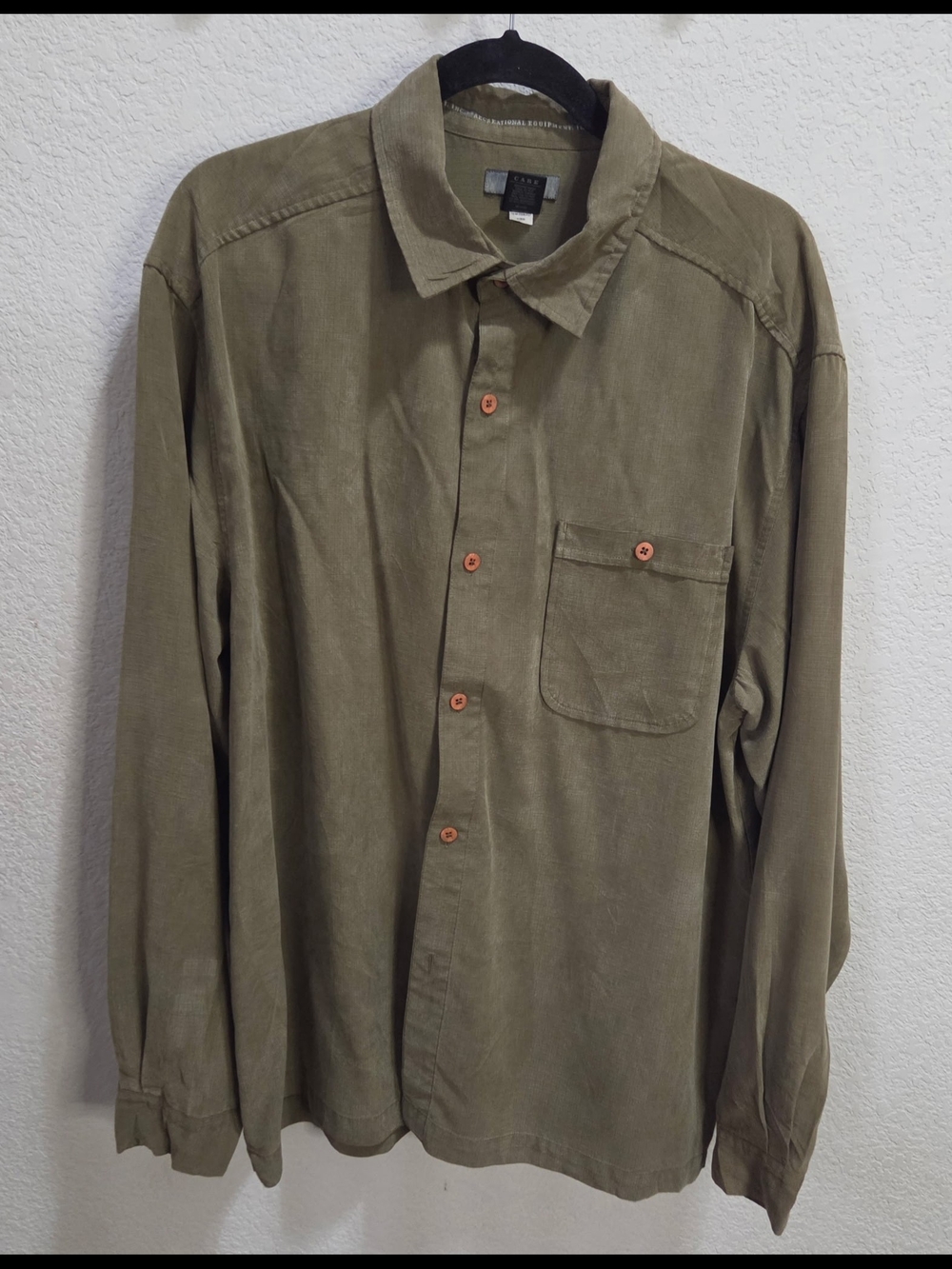 REI Olive Green Lightweight Shirt Jacket